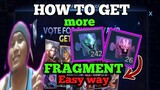 How to get mobile legends fragment easy way to get more fragment to buy a skin