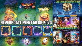 UPDATE EVENT MOBILE LEGENDS 2024! NEW EFEK BATTLE, SKIN LEGEND JHONSON, JADWAL RILIS SKIN BARU