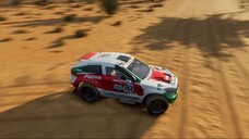 Car Borgward BX7 DKR Evo in Dakar Desert Rally. Puma energy rally team