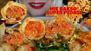 ASMR MIE BAKSO GRANAT SUPER PEDAS |😫😫😫| ASMR INDONESIA