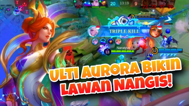 Ketika Ulti Aurora Bikin Lawan Nangis! - Mobile Legends