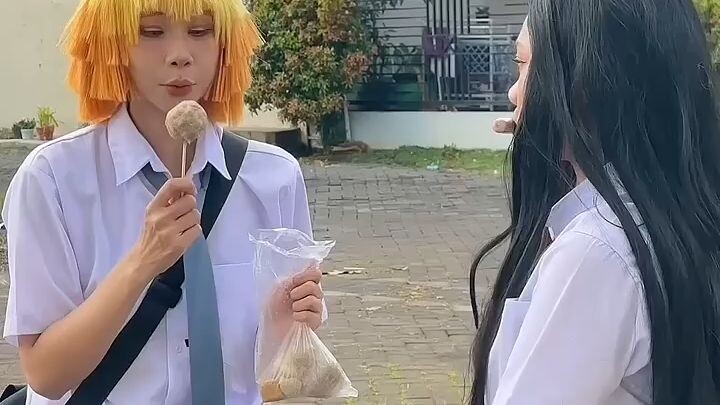 cosplay anime: niat kasih ayang malah di serobot siluman babi