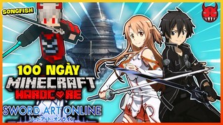 SongFish Tóm Tắt 100 Ngày Sinh Tồn Sword Art Online Minecraft Siêu Khó Nhưng Quá Dễ