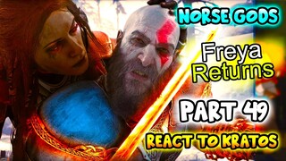 Norse Gods react to Kratos Part 49 || GOW Ragnarök || - Gacha Club React