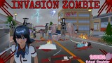 INVASIÓN ZOMBIE | Sakura School Simulator|•Mini película•|°Short film°
