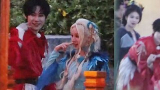 Tống Vũ Kỳ dạy Trấn Viễn cách làm động tác "Yay" bằng má! Anh Trương dùng tay trái tạo thành hình tr