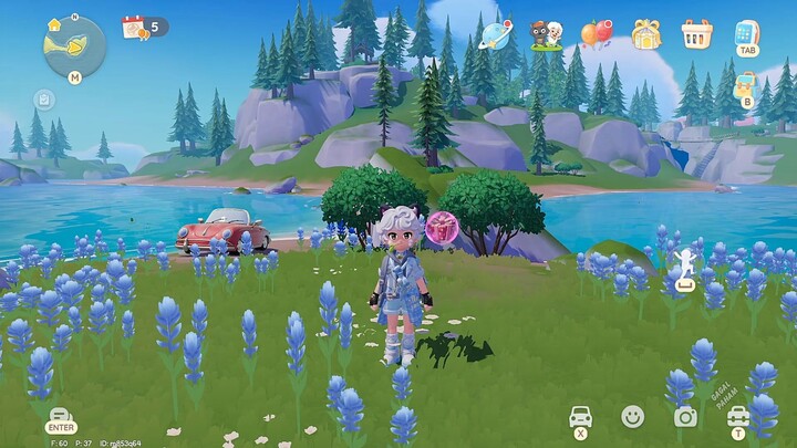 Lokasi Bubble Pink Tanggal 4 - 10 April -  Heartopia