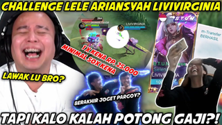 CHALLENGE LELE ARIANSYAH LIVIVIRGINIA DEMI SEBONGKAH NASI