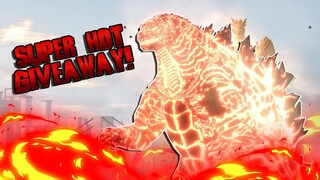 THERMO GODZILLA CODE GIVEAWAY! | SUPA HOT GIVEAWAY! | Kaiju Universe