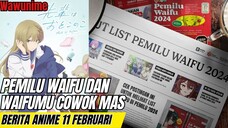 Pemilu waifu dan waifu lu cowok | Berita anime