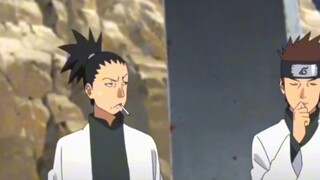 Later, Shikamaru, who hated the smell of cigarettes, learned to smoke.