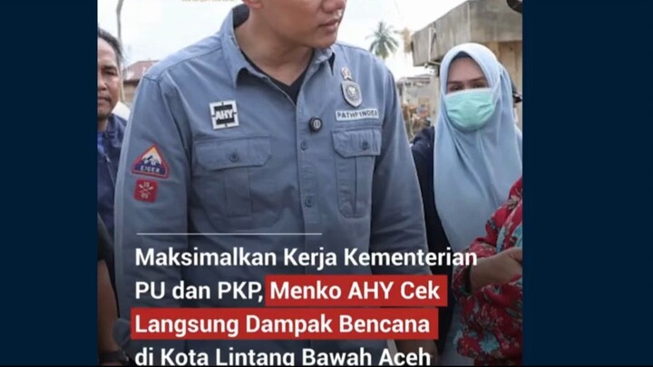 Setelah meninjau dan mengecek langsung kerusakan infrastruktur di Lubuk Sidap, Menteri Koordinator B