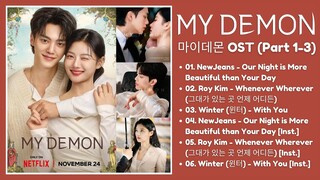 My Demon OST (Part 1-3) | 마이데몬 OST | My Demon OST Instrumental