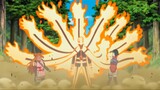 Naruto muestra la forma de nueve colas para Shin Uchiha, la historia de la familia de Sarada
