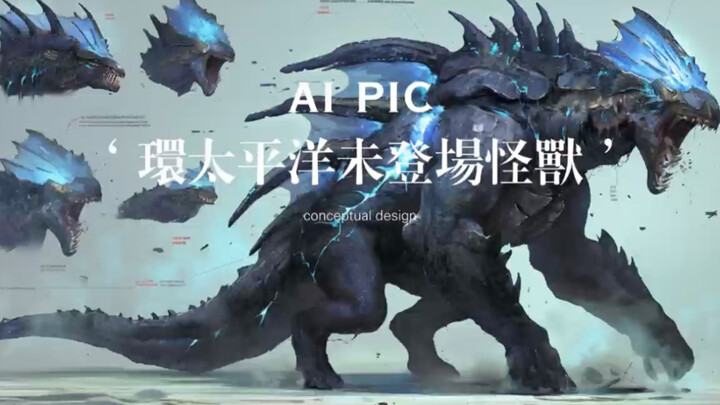 AI pic：环太平洋电影中未登场的二十大怪兽（第四量级+第五量级，非官方）