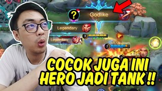 KUJADIIN INI HERO JADI TANK MALAH MVP, GIMANA DAH - MOBILE LEGENDS INDONESIA