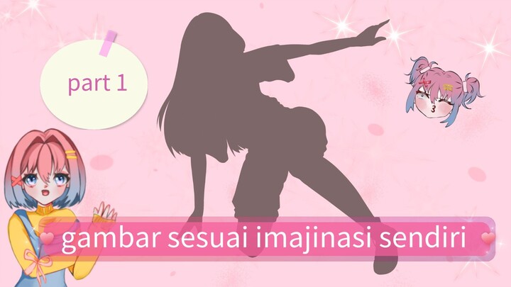 Ketika ngegambar cuma ngikutin imajinasi sendiri😵‍💫(1)