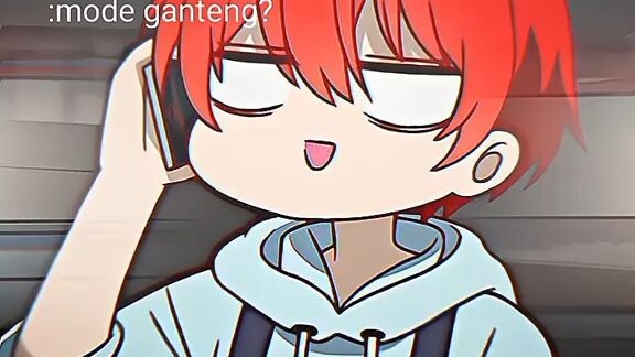 mode ganteng?