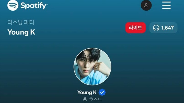Young K Spotify Listening Party, 260802 (FULL)