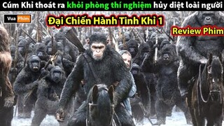 Đại Dịch cúm Khỉ tận diệt loài người - review phim Sự Trỗi Dậy Của Hành Tinh Khỉ 1