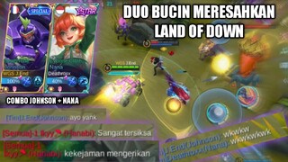 COMBO JONSON NANA MERESAHKAN LAND OF DOWN MOBILE LEGEND, AUTO GAK GERAK!!!