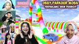 Reaksi Ani Nurhayani & Nafisa Fidela Bermain Obby Parkour Mobil | Sakura School Simulator Indonesia