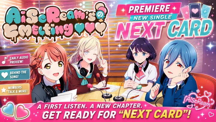 AiScReam’s – New Single “NEXT CARD”