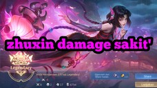 nyoba Hero baru zhuxin damage sakit'