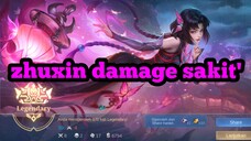 nyoba Hero baru zhuxin damage sakit'