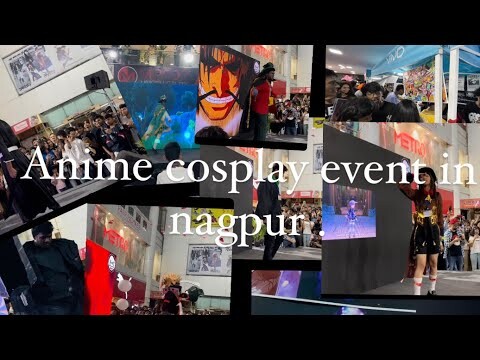 Anime cosplay event organised by @nagpuranimeclub in empress mall | Pratik soni | #trending #anime