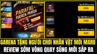 Free Fire | Garena Tặng Người Chơi Nhân Vật Mới Maro, Review Sớm Vòng Quay Skin Súng Mới Sắp Ra Mắt