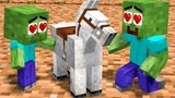 โรงเรียนสัตว์ประหลาด Baby Zombie เพื่อนที่ดีที่สุดคือม้า - เรื่องเศร้า - Minecraft Animation
