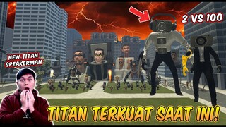 NEW TITAN SPEAKERMAN UPGRADE VS 100 BOSS TERKUAT SKIBIDI TOILET! Ternyata Ini TITAN Terkuat