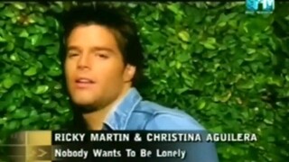 Ricky Martin & Christina Aguilera - Nobody Wants To Be Lonely (MTV Asia Nonstop Hits)