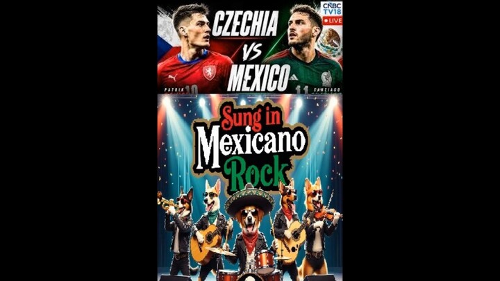 Czechia Vs Mexico Sung in Mexicano Rock