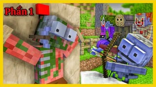 [ Lớp Học Quái Vật ] BỘ BA SÁT NHÂN ( Phần 1 ) | Minecraft Animation