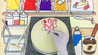【定格动画】制作多种口味的可丽饼！！ | SelfAcoustic