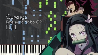 红莲华 | 鬼灭之刃 完整版 附乐谱