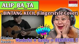 ALIP_BA_TA - BINTANG KECIL (Fingerstyle Cover) || FILIPINA REACTS