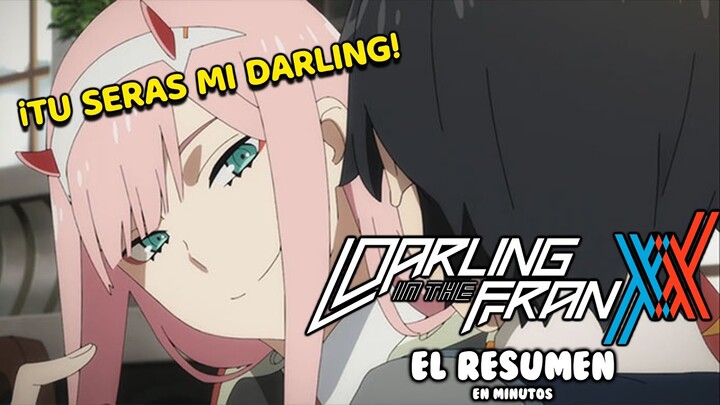 👩‍❤️‍👨 ESTUVIERON JUNTOS HASTA LA MUERTE 💀 | Darling in the franxx EL RESUMEN en minutos