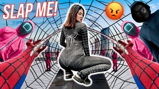 SPIDER-MAN ESCAPES CRAZY VENOM GIRLFRIEND (Epic Parkour POV Chase)