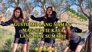 GUSTO MO LANG NAMAN MAG SELFIE KAYA LANG MAY SUMABIT, PINOY MEMES, FUNNY VIDEOS