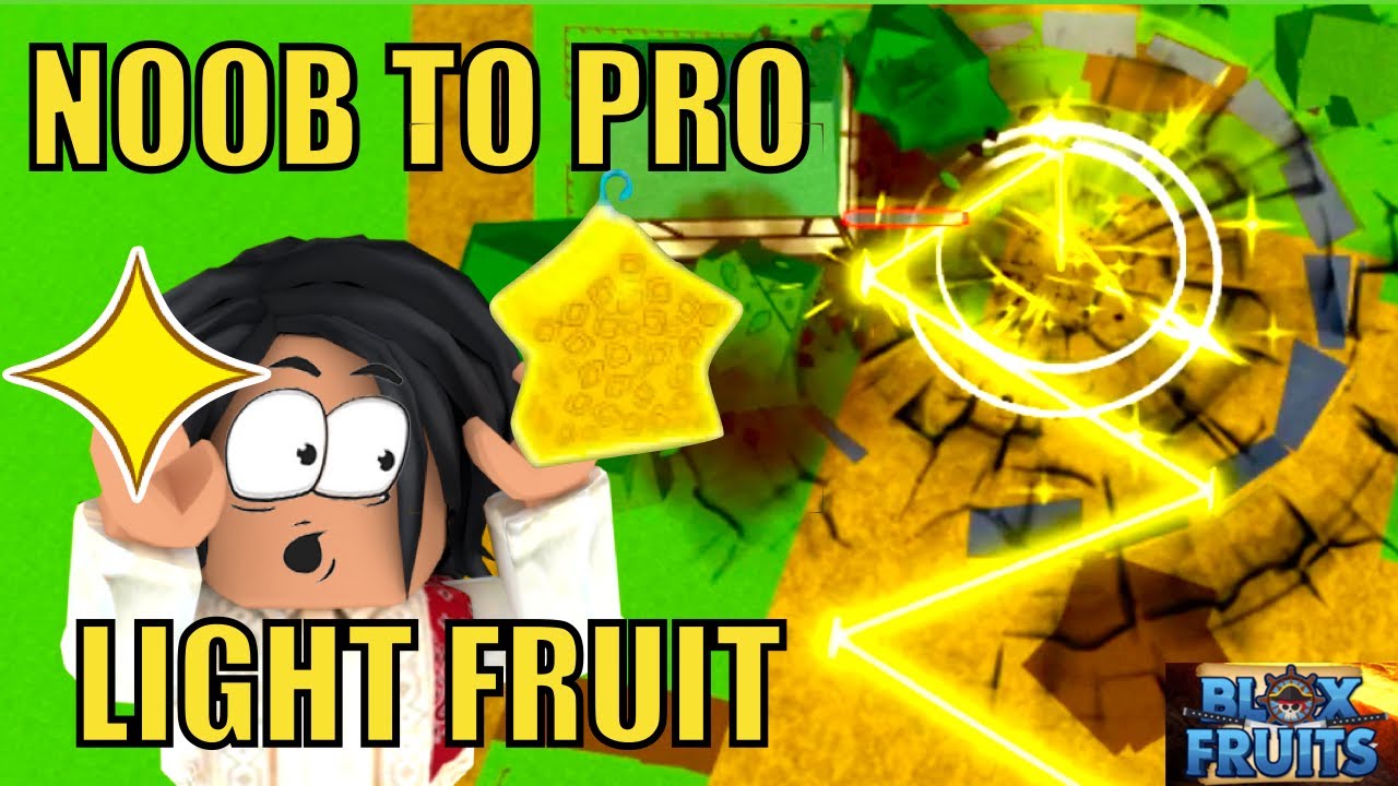 Bloxfruits Noob to Pro Using LIGHT FRUIT REWORKED! - BiliBili
