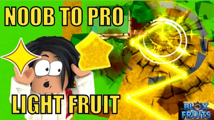 Bloxfruits Noob to Pro Using LIGHT FRUIT REWORKED!