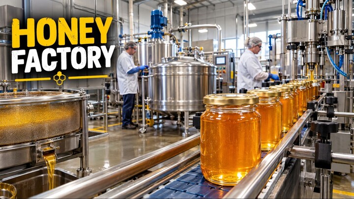 Massive Honey Extraction: How Millions of Pounds Are Processed