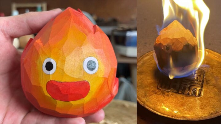 [Kevin's Wood] Khắc gỗ của Calcifer, nhưng lần này đệ tử vĩ đại hơn ta một chút