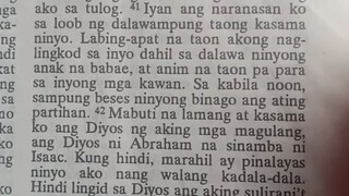 Pang Araw Araw na Talata.                           Genesis 31:41-42