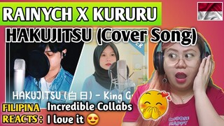 RAINYCH RAN X KURURU - HAKUJITSU (COVER SONG) || FILIPINA REACTS