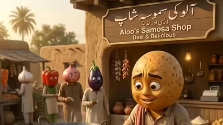 Alo ki samosa shop part 1                      Aalo ki qismat chamki aur boss ko samosy Pasand a gay