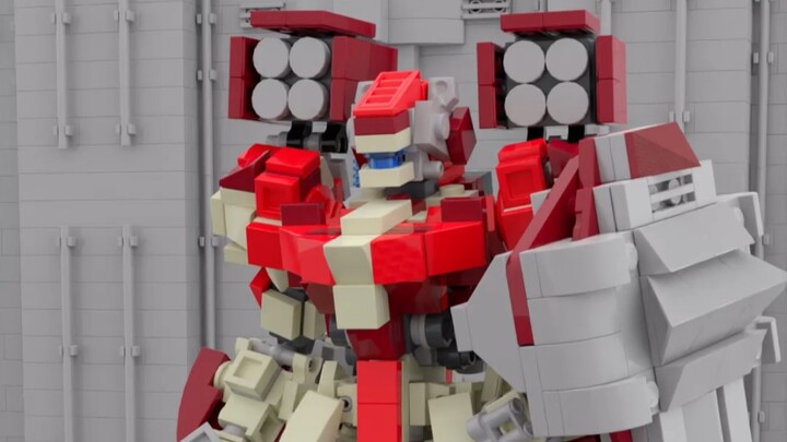 Medium-sized building block mecha